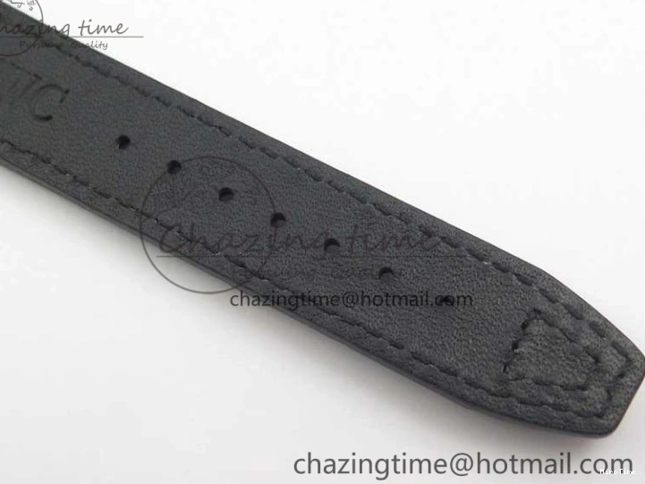 MIROTIME 0108 Affordable Mark XVII IW326501 FKF 1:1 Best Edition Black Dial on Black Leather Strap 7131